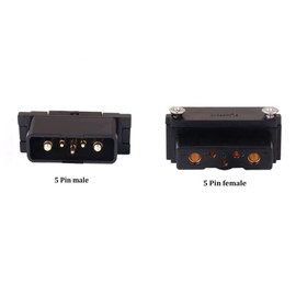 JOYSOG for hailong Battery Connector, ebike hailong Battery Power Discharge Connector Plug 4 Pins 5 Pins Male & Female Discharge Plug (5 Pins)