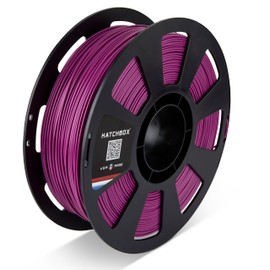 HATCHBOX PLA MAX V2 Dark Raspberry 3D Printer Filament Made in The USA, 1.75mm Diameter 1 KG Spool, Premium USA Made 3D Printing Filament