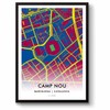 GroundDesigns FC BARCELONA Football Gift CAMP NOU Stadium Art Unframed