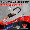 ARMORLOGISTICS Bungee Cords with Hooks, Bungee Cords Heavy Duty Outdoor