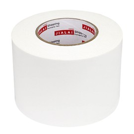 JIALAI HOME White Duct Tape 4 Inch, Industrial Grade 4 inches x 55 Yards (164 ft), 9 Mil Heavy-Duty, Waterproof, Strong, Flexible, No Residue, for Crafts & Home Improvement