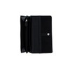 H.I.S Wallet with Flap Black, black, Elegant