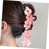minkissy 2pcs Floral Claw Clip Elegant Hydrangea Design Hair Accessories