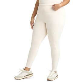 POPSUGAR Leggings for Women, High Waisted Yoga Pants, Gym Workout Women Leggings with Pocket Latte, Small