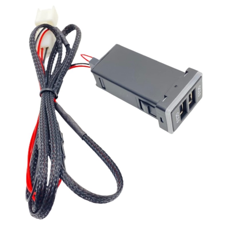 After7 [Fast Charging Compatible] QC3.0 Toyota Compatible Type A USB