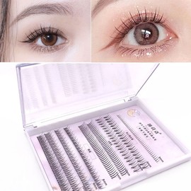 Idol Strand Eyelashes Partial Underlashes 8 9 10 12 mm Self-Adhesive Unmatched Natural Underlash Curl Mix - SW26 Mixed Eyelashes / 아이돌 가닥속눈썹 부분 언더속눈썹 8 9 10 12 mm 셀프 인조 붙이는 무쌍 자연스러운 언더래쉬 컬혼합 - SW26 혼합속눈썹