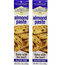 Odense Almond Paste, 7 Ounce Tube Two Pack