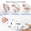 Baby Swaddle Blanket Set for Newborns - 100% Organic Cotton