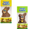Fruidles Large Easter Buddies Milk Chocolate Bunnies 12-Pack, Individually Wrapped