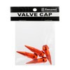 Senzeal 4X Long Impale Spike Style Polished Aluminum Valve Stem
