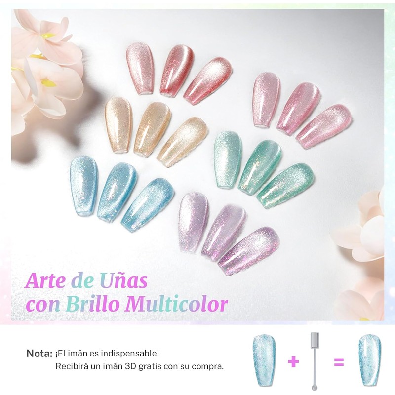 CHERIMOYA Kit de Esmaltes de Uñas en Gel Ojo de