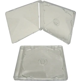 (5) Assembled Standard Clear CD Super Jewel Boxes and Trays #CDBIS-SUPER