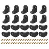 QUARKZMAN 20 Pieces 90 Degree Corner Braces Plastic 16.6 x