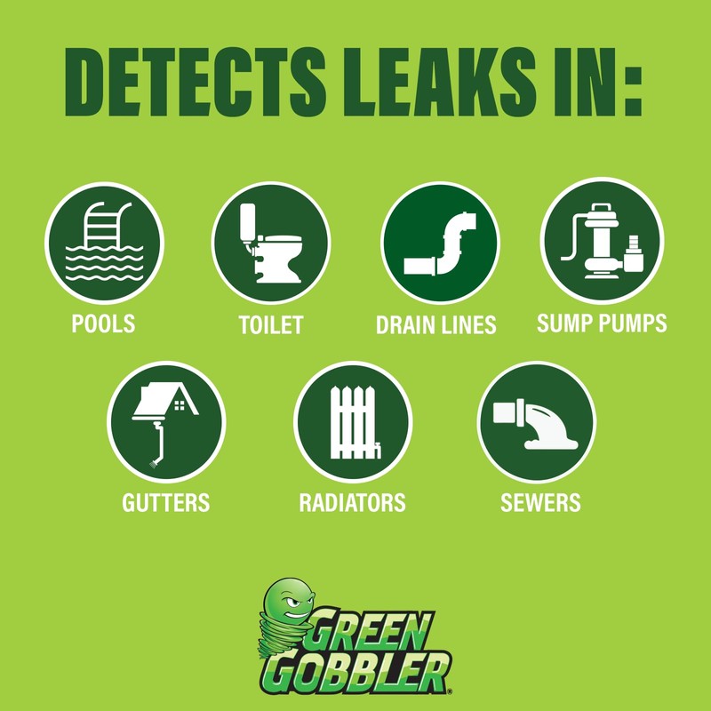 Green Water Tracing & Leak Detection Flourescent Dye - 1