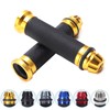 Universal Pair of 7/8" 22mm Rubber Handlebar Hand Grip Bar