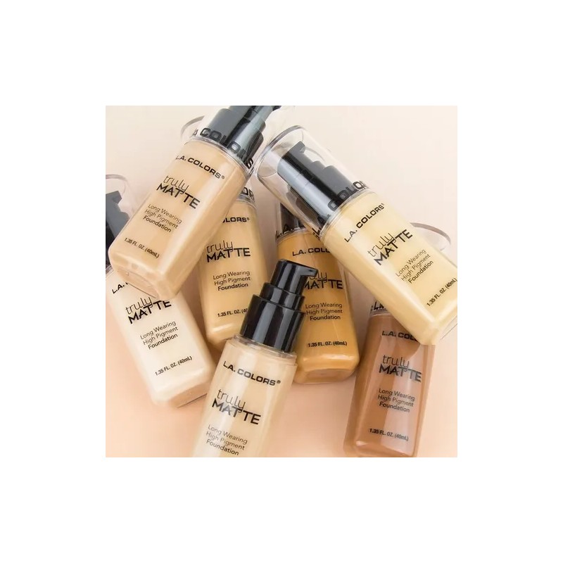Maquillaje Liquido Truly Matte La Colors 40 Ml
