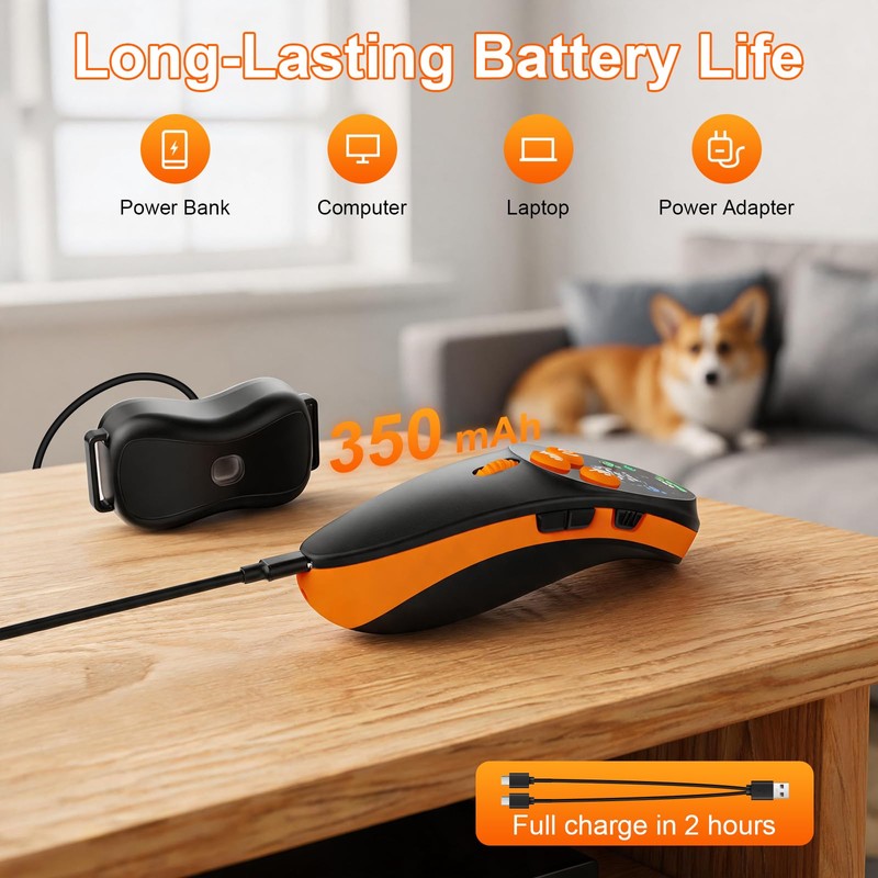 HOMELYLIFE Remote Dog Training Collar – Anti Bark, No Shock,