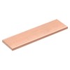 sourcing map Copper Flat Bar, 0.2" Thickness x 1.57" Width