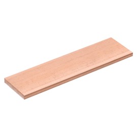 sourcing map Copper Flat Bar, 0.2" Thickness x 1.57" Width x 5.91" Length Copper Bus Bar Stock Plate Mill for Electrical (5mm x 40mm x 150mm)