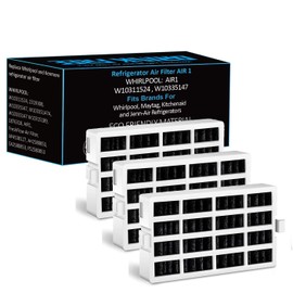 Fresh Flow Refrigerator Air Filter Replacement for Whirlpool W10311524, W10335147, 2319308 Filter for Air1, W10315189 For kitchenaid Refrigerator Air Filters, 3-PACK