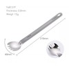 Titanium Spork or Long Handle Spoon Camping Utensils 8.5 in