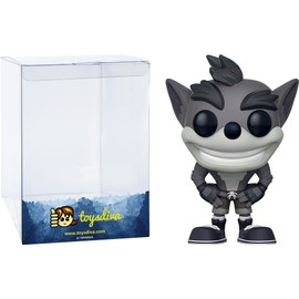 C r a s h Bandicoot (Chase): P o p ! Games Vinyl Figurine Bundle with 1 Compatible 'ToysDiva' Graphic Protector (273-25653 - B/A)