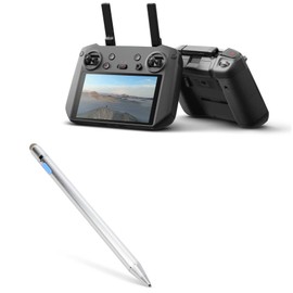 BoxWave Stylus Pen Compatible with DJI RC Pro - AccuPoint Active Stylus, Electronic Stylus with Ultra Fine Tip - Metallic Silver