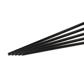 QUARKZMAN Carbon Fibre Rod, 9 mm x 300 mm Carbon Rod for RC Plane DIY Craft Dragon Wing Tube Quadcopter Arm Repair Pack of 5