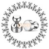 MEIBAY 20pcs 12*16mm Super Strong Magnetic Pins, Magnetic Pushpins, Magnetic