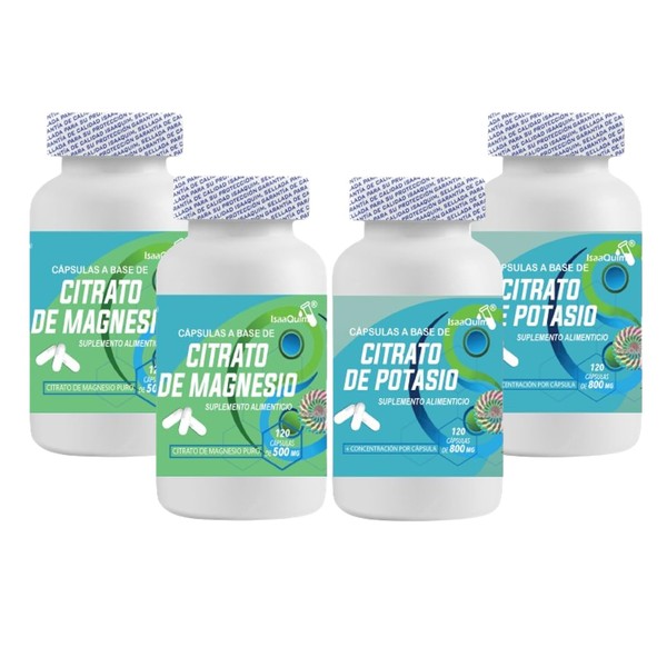 PACK de 2 Citratos de Magnesio de 120 caps de