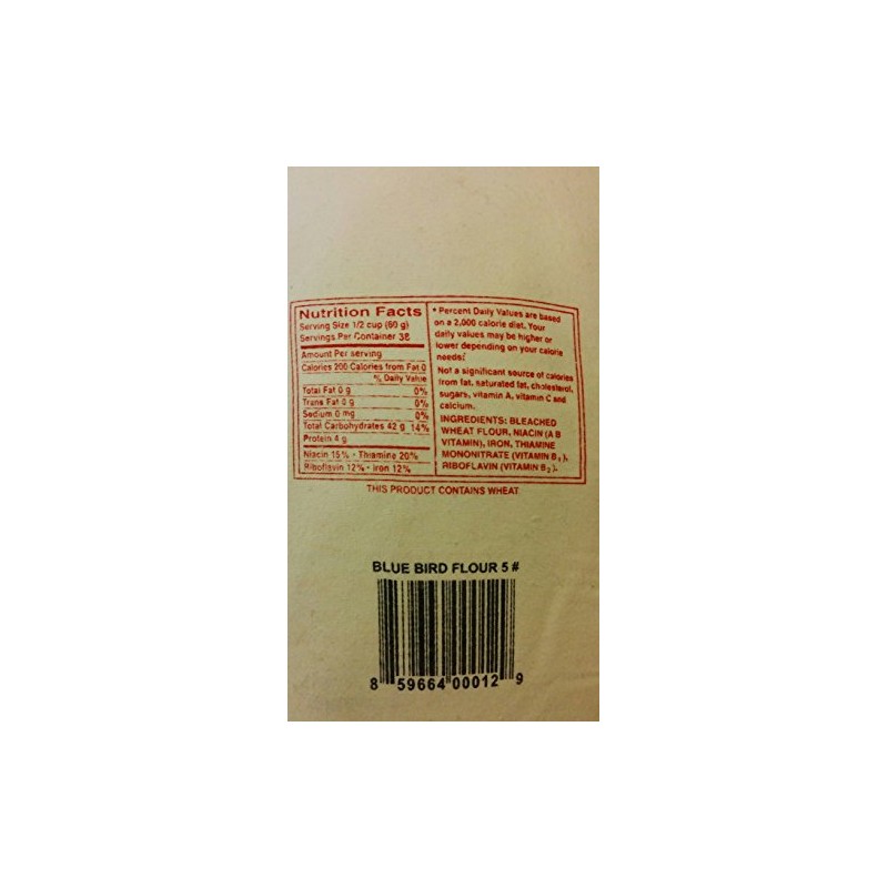 Blue Bird Flour, 5 Lbs Bag (Original Version)
