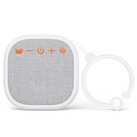 HSKAI White Noise Sound Machine - Loud Portable Sound Machine for Sleeping, 30 Hours, 17 Sounds, 4 Timer, Memory, Brown Noise Machine for Office Privacy Home Travel, Mini Sound Therapy for Baby Adults