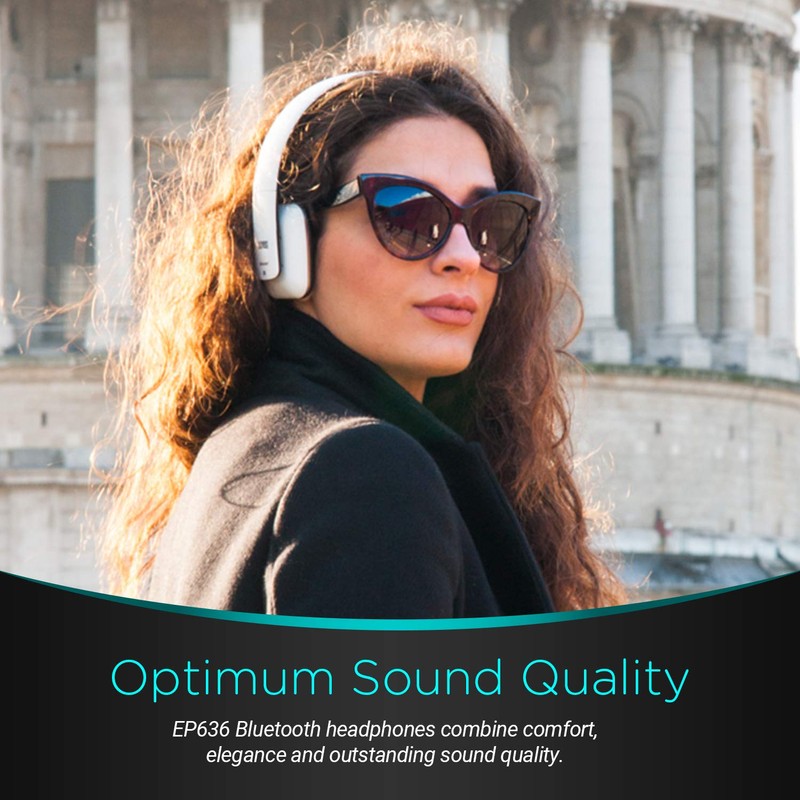On Ear Wireless Bluetooth Headphones with Microphone - August EP636