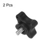 HARFINGTON 2pcs Star Clamping Knobs M5 x 8mm Metric Male
