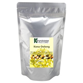 Kona Oolong – Oolong tea blend with Pineapple, Papaya fruit, citrus peel and natural pineapple flavored Tea. -16 Oz (200 Cups) (1 Lb)