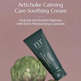 molvany- Crema calmante y calmante de alcachofa: crema hidratante facial y corporal de uso diario Korean Ski