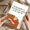 Podagree Funny Father's Day Card for Dad Grandpa No One