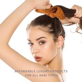 6Pcs Teddy Faux Fur Hair Scrunchies, Premium Sherpa Scrunchy Elastic Hair Bands for Girls, Strong Elastic Hair Bobbles for Ponytail Holder, Trendy Womens Hair Accessories Ropes Scrunchie