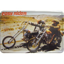 "Easy Rider" Scene Photo Motif Tin Sign Replica