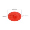 sourcing map 100PCS Screw Cap Covers, 12mm Waterproof Plastic Screw