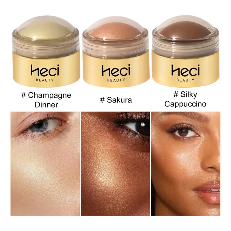 Bálsamo Contorno Iluminador Hidratante Textura Cremosa 9g Tono Del Maquillaje
