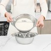 304 Stainless Steel Microporous Colander with Handle, Rice Washers Microporous