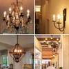 ANWIO 12 Pack B11 LED Filament Bulb E26 Candelabra Base