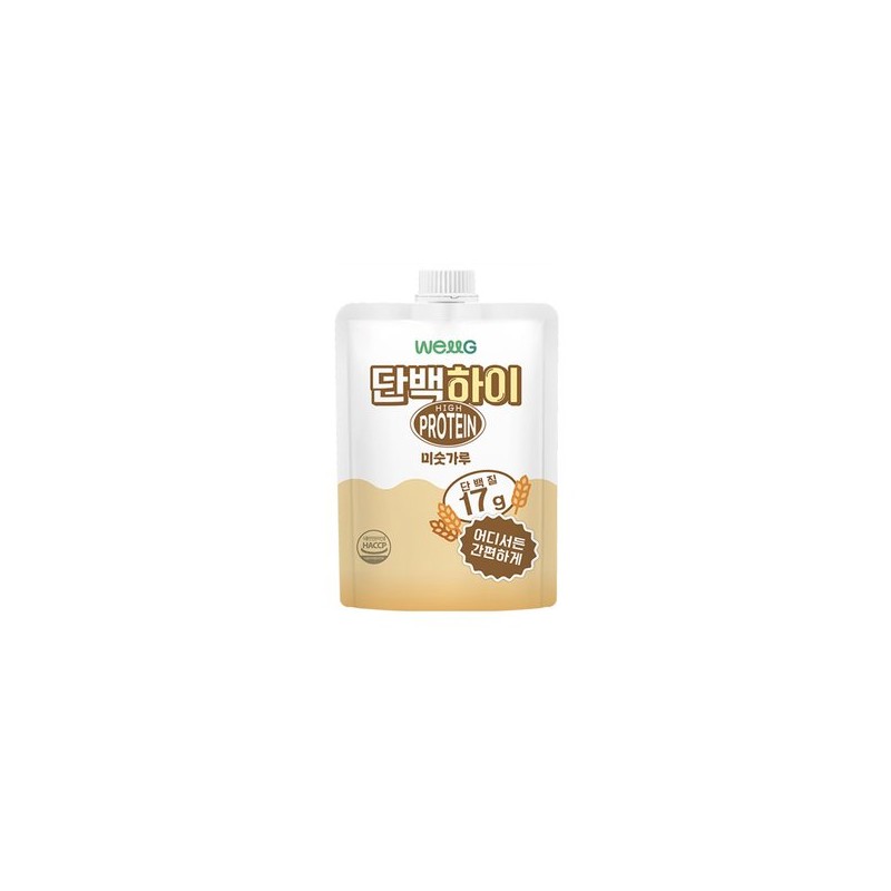 웰그린 단백하이 프로틴 미숫가루 40g x 15개 Wellgreen Danbaek High