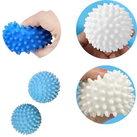 YYBS Pack of 6 Machine Washing Ball, Dryer Ball, Washing Ball for Washing Machine, Washing Ball for Washing Machine, Balls for Fluffy Laundry, Suitable for Cleaning Household Laundry
