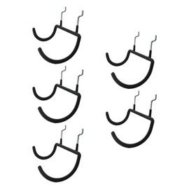 UgyDuky 5 PCS Pegboard Drill Holder, Heavy Duty Pegboard Hooks Hangers, Double Hooks Pegboard Accessories for Tool Accessory Garage Storage Jewelry Display Craft Hobby Supplies