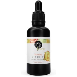 Serum de Vitamina C enriquecedio con Acido Hialuronico, natural para todo tipo de piel, antiedad, antioxidante, Suero rejuvenecedor antimanchas. Contenido 50 ml