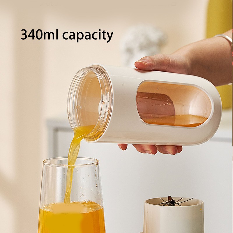 Portable Blender USB Rechargeable 12 Steel Blades Mini Blender Cup