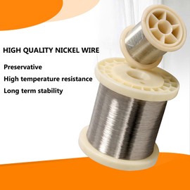 TIHONORI Ni99.99% High Purity Nickel Wire, Research Grade N4N6 Nickel Metal Wire for Scientific Inquiry,0.1mm*1000mm