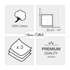 Pack of 3 Ladies Premium 100% Combed Cotton Handkerchiefs 35cm